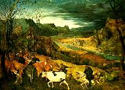Pieter Bruegel boskapen drivs hem oil painting
